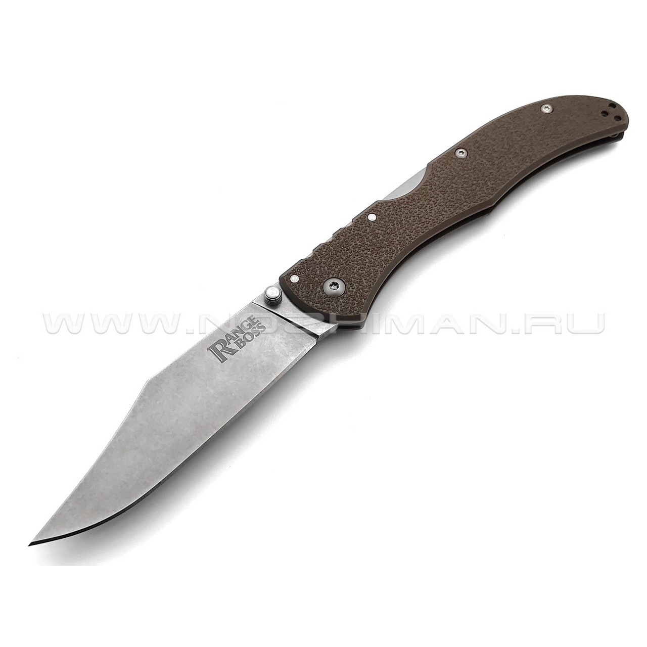 Cold Steel нож Range Boss 20KR9 Flat Dark Earth сталь 4034SS, рукоять Zy-Ex