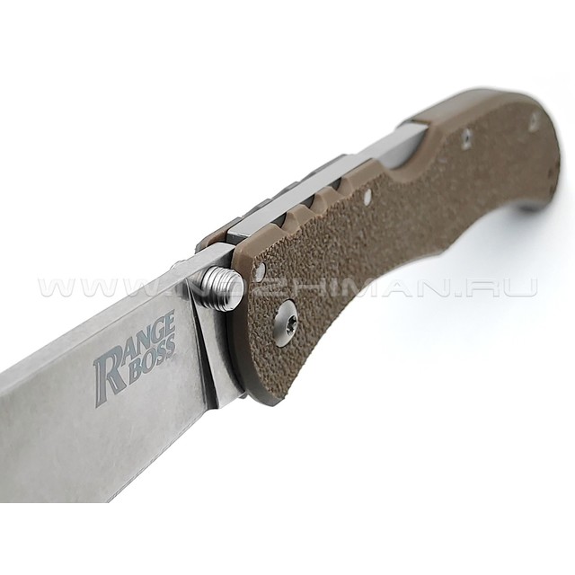 Cold Steel нож Range Boss 20KR9 Flat Dark Earth сталь 4034SS, рукоять Zy-Ex