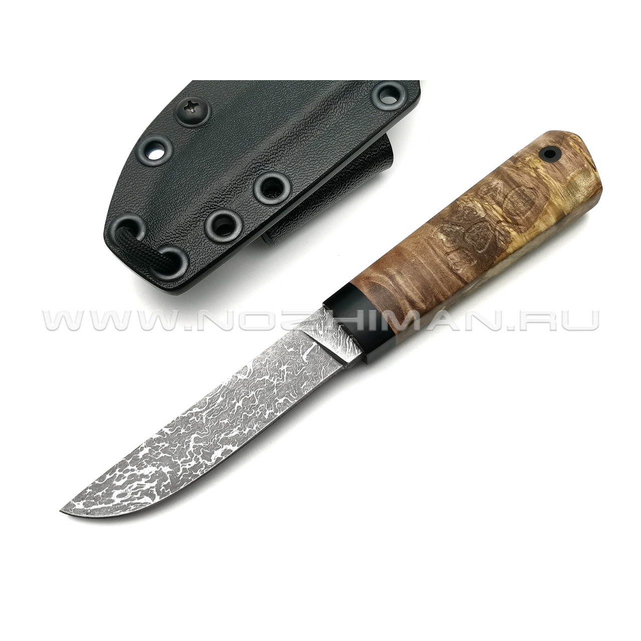 Волчий Век нож "Слононек Custom" сталь PGK WA, рукоять стаб. карельская береза