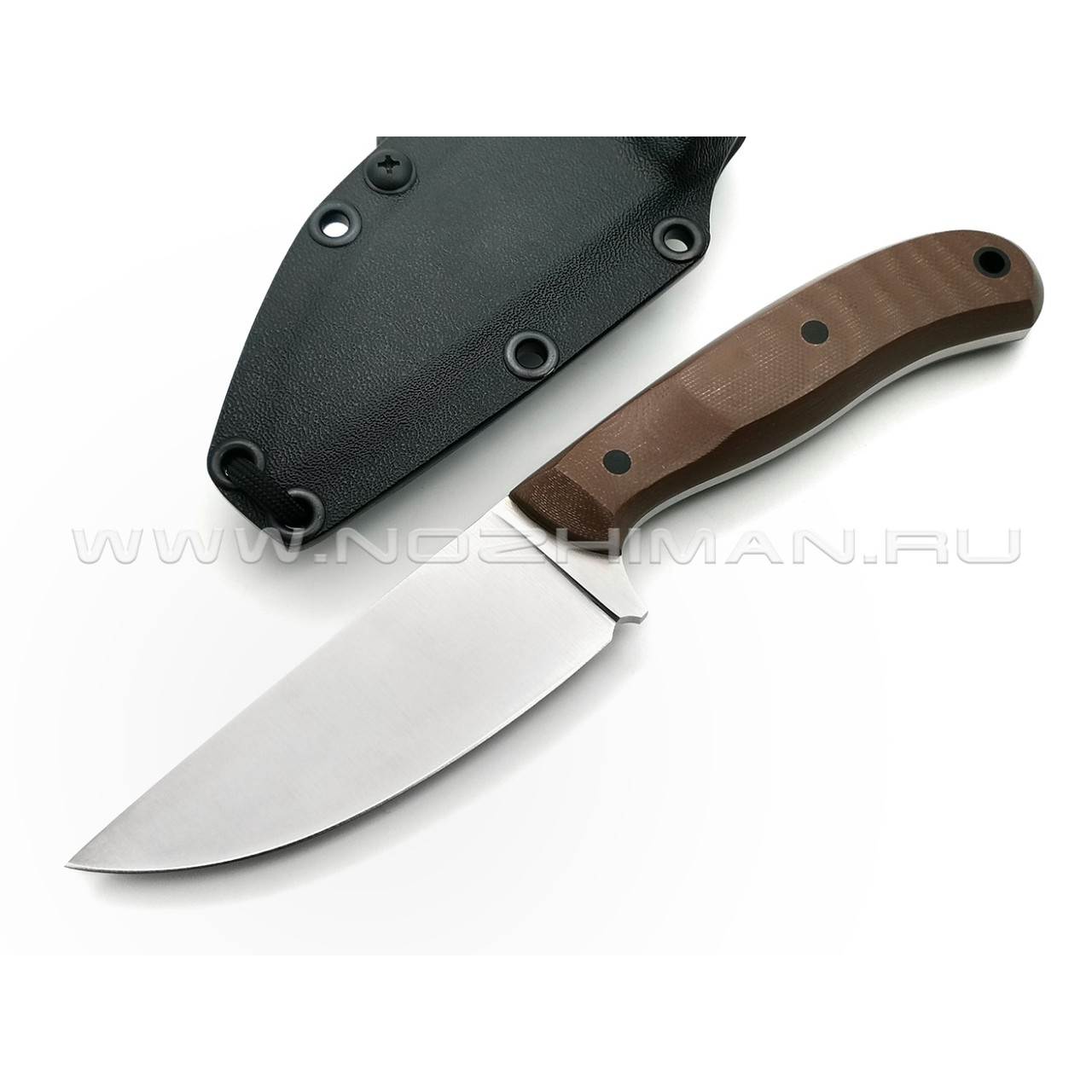 Волчий Век нож "Mark-I" сталь Niolox WA, рукоять G10 brown