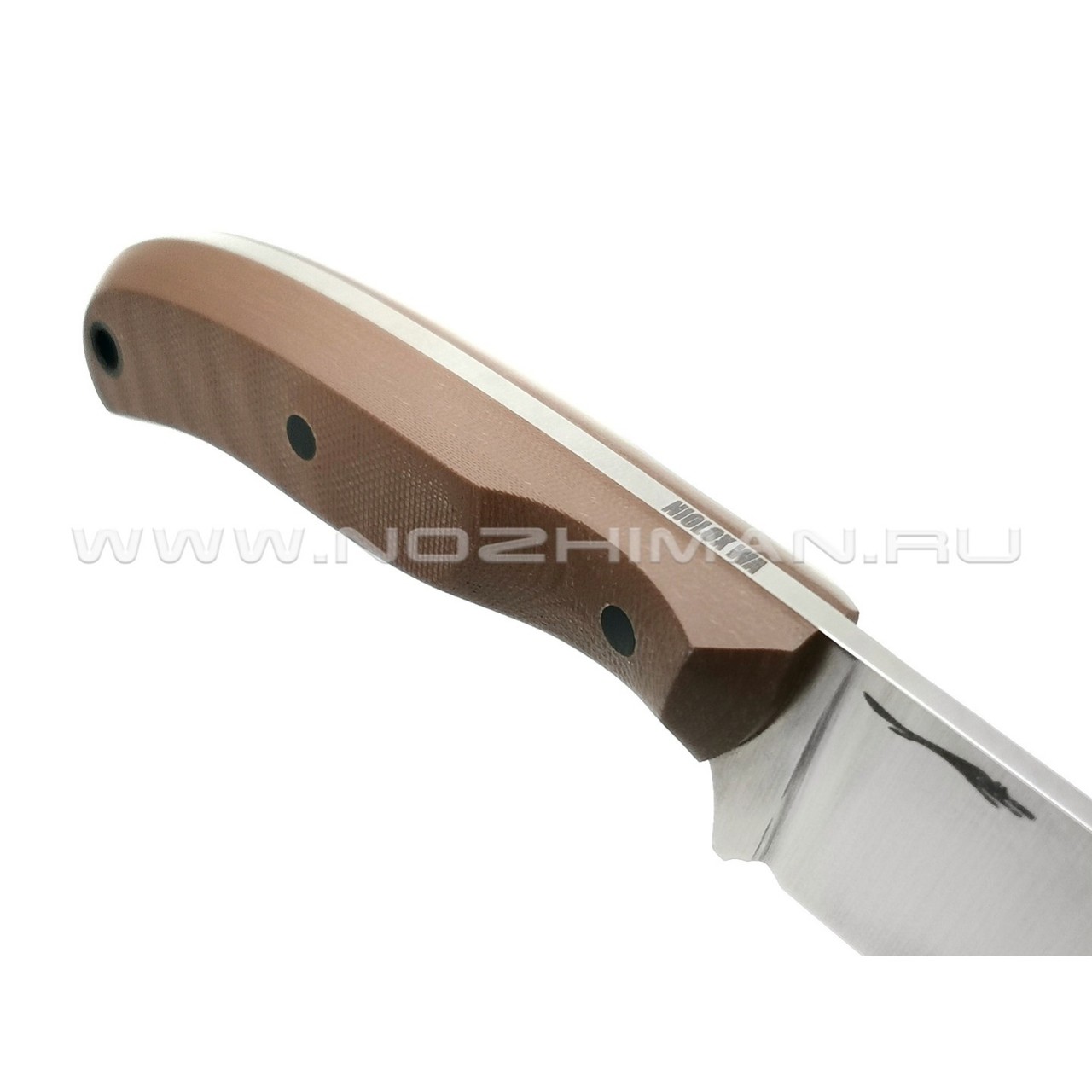 Волчий Век нож "Mark-I" сталь Niolox WA, рукоять G10 brown