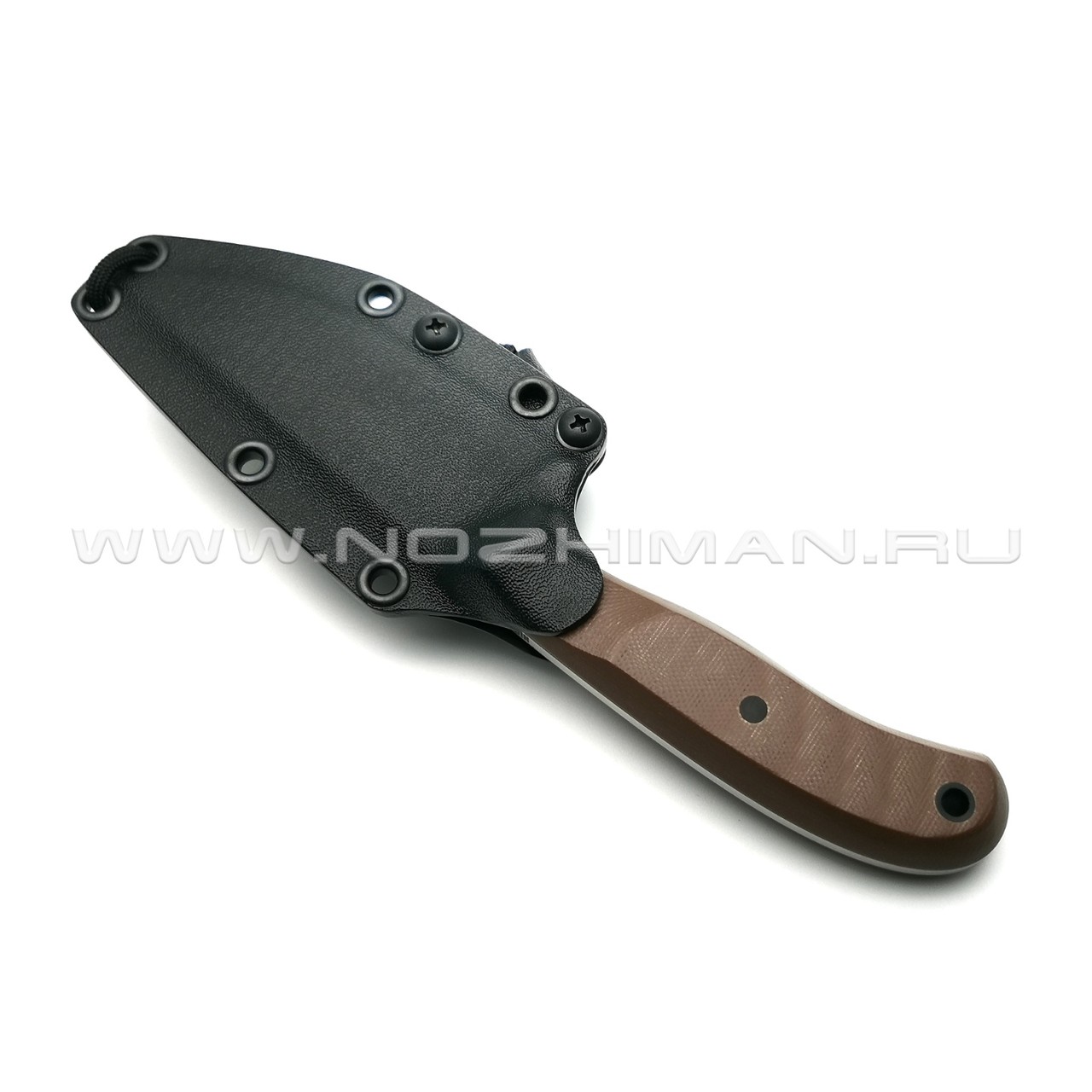 Волчий Век нож "Mark-I" сталь Niolox WA, рукоять G10 brown