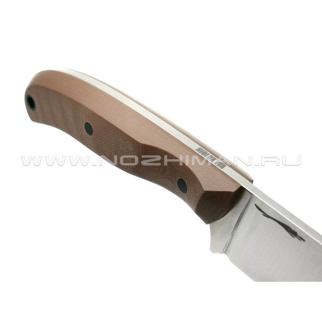 Волчий Век нож "Mark-I" сталь Niolox WA, рукоять G10 brown