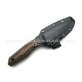 Волчий Век нож "Blackbird" сталь PGK WA блэквош, рукоять G10