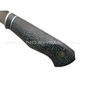 Волчий Век нож "Слон" сталь CPM REX 121 WA дамаскаж, рукоять микарта, гравировка Волчий Век нож "Слон" сталь CPM REX 121 WA дамаскаж, рукоять микарта, гравировка