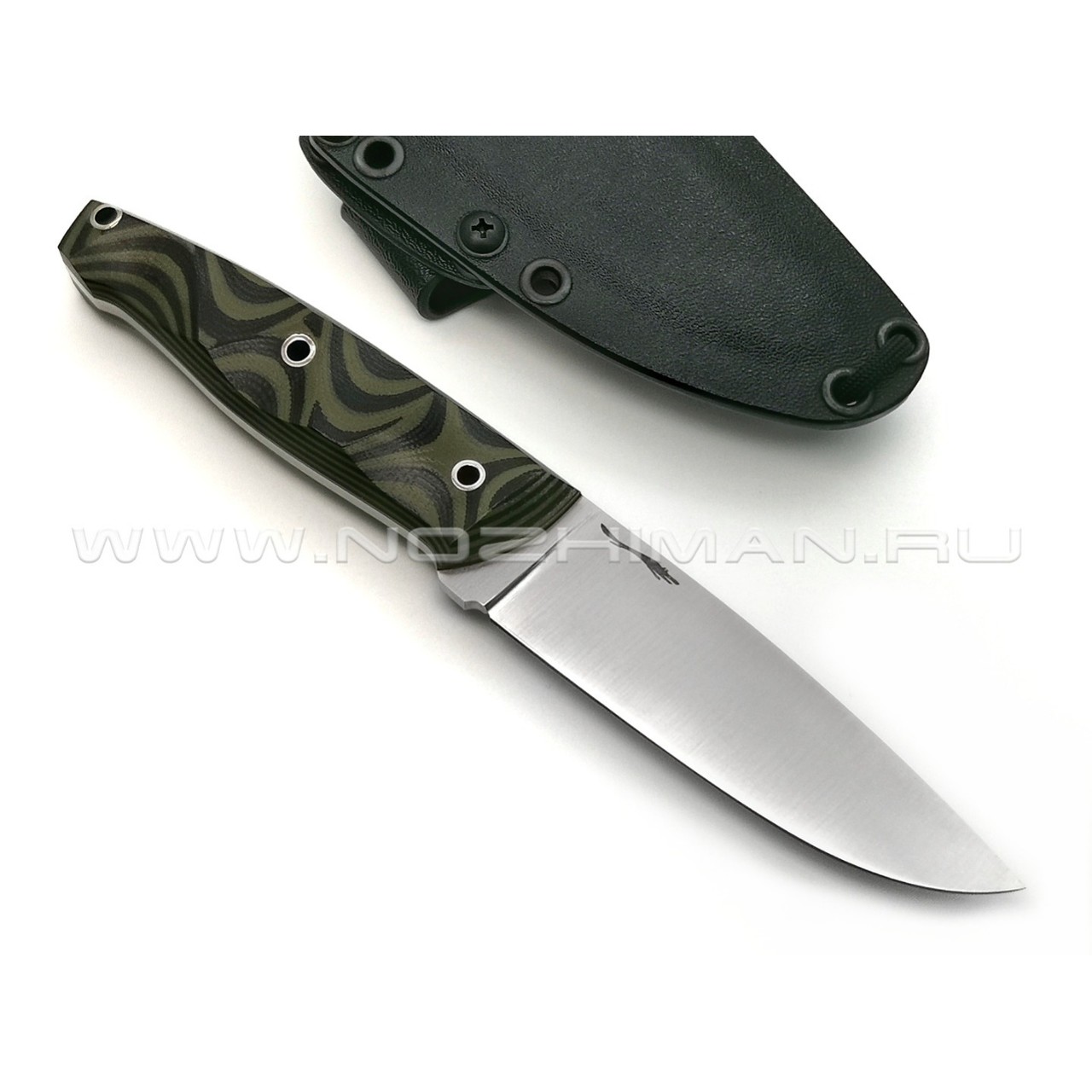 Волчий Век нож "Прототип-2" сталь Niolox WA, рукоять G10 black & green