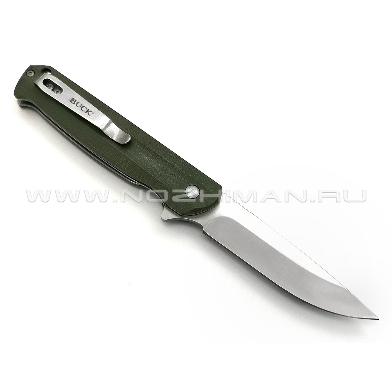 Buck нож Langford 0251GRS сталь 7Cr17MoV, рукоять G10 green