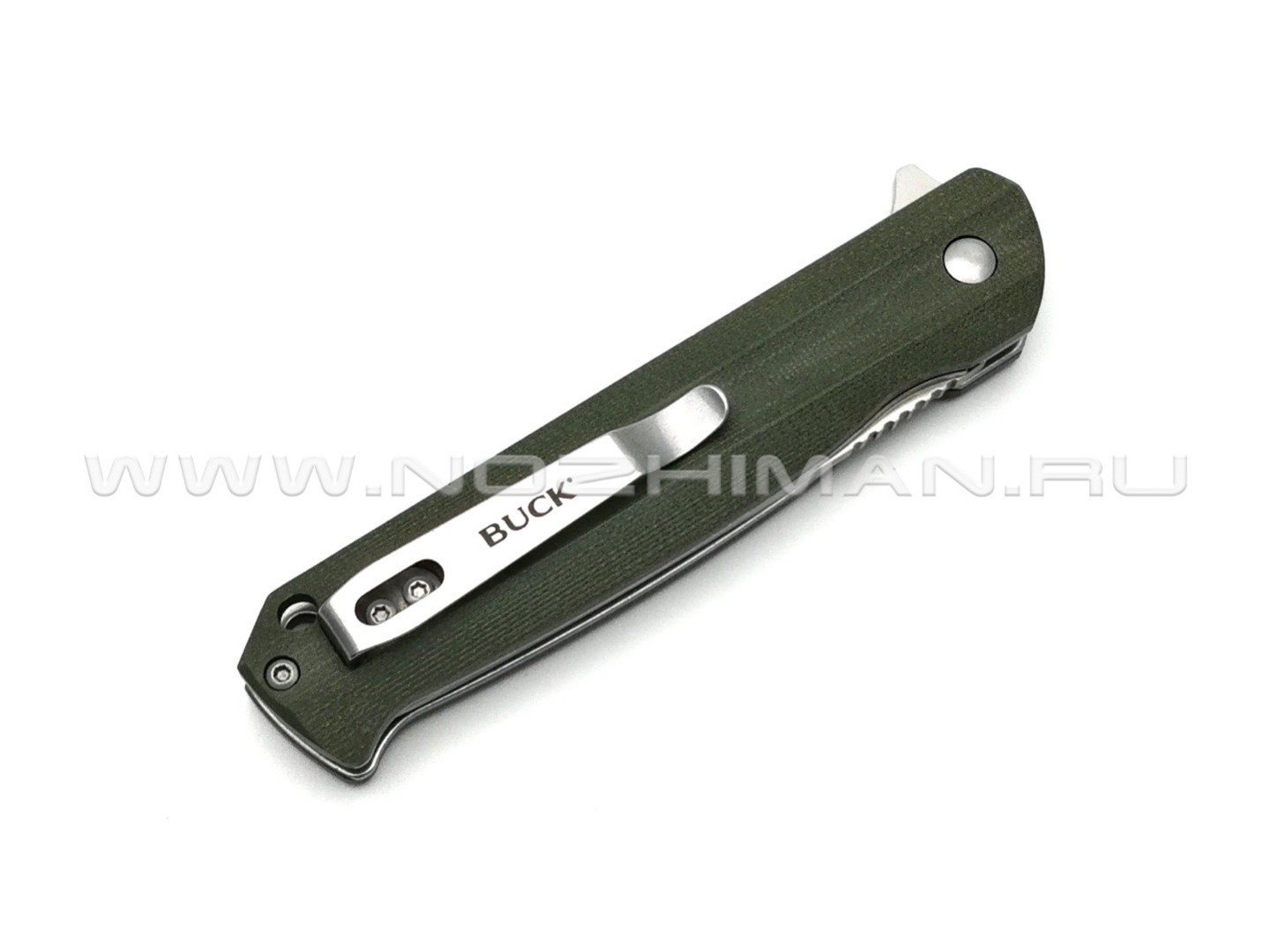 Buck нож Langford 0251GRS сталь 7Cr17MoV, рукоять G10 green
