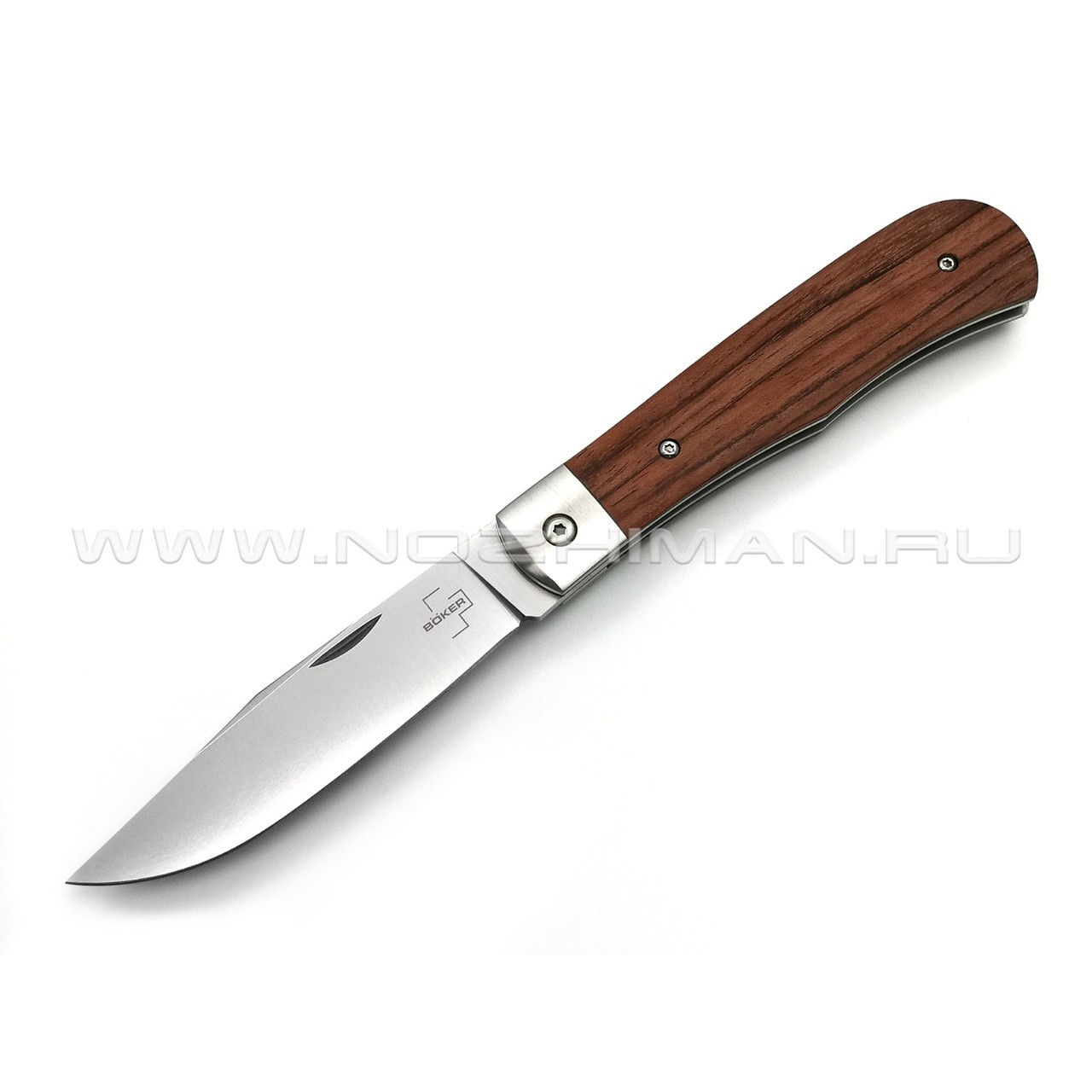 Boker Plus нож 01BO181 Bonfire Bubinga сталь D2, рукоять дерево Бубинга
