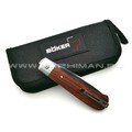 Boker Plus нож 01BO181 Bonfire Bubinga сталь D2, рукоять дерево Бубинга