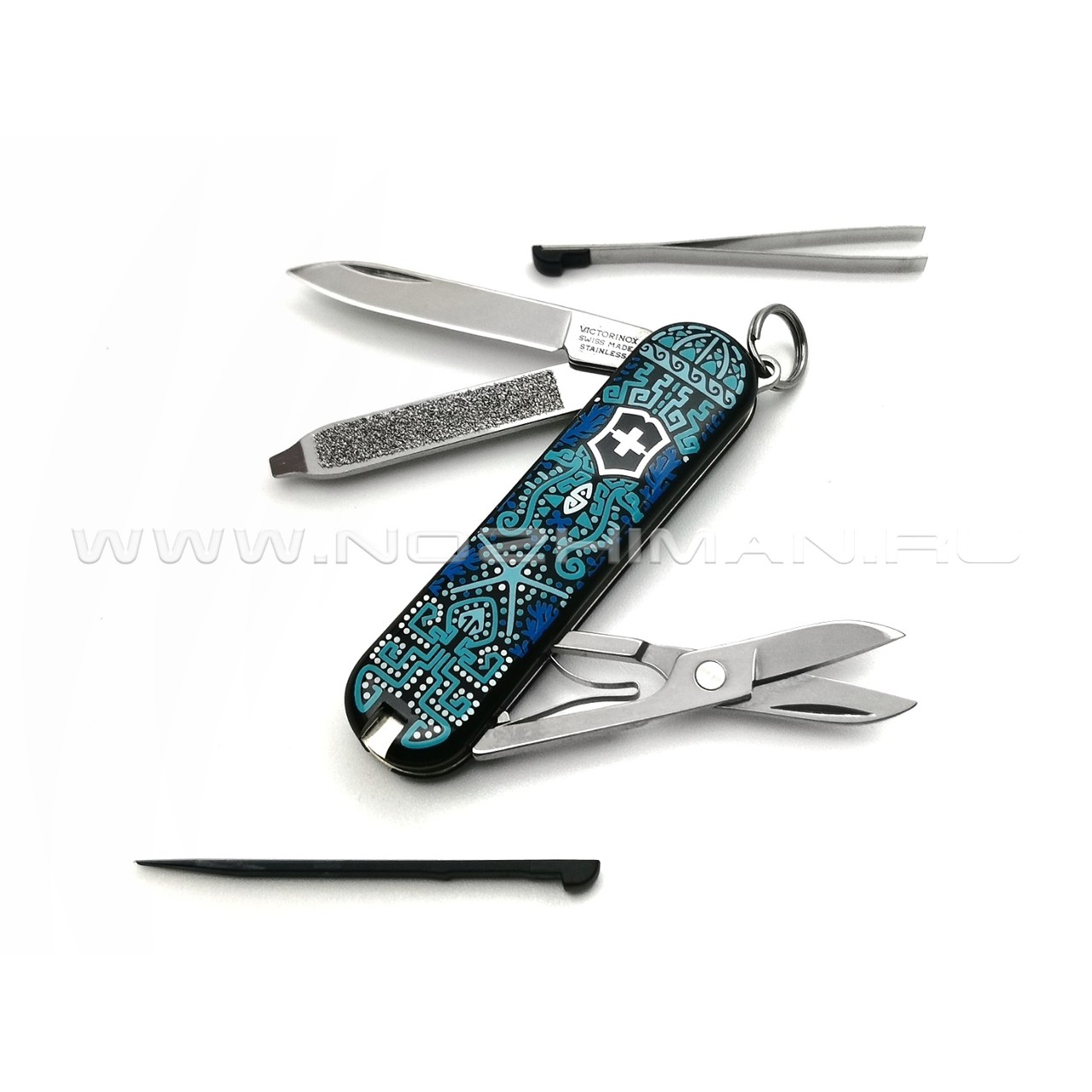 Швейцарский нож Victorinox 0.6223.L2108 Ocean Life (7 функций)
