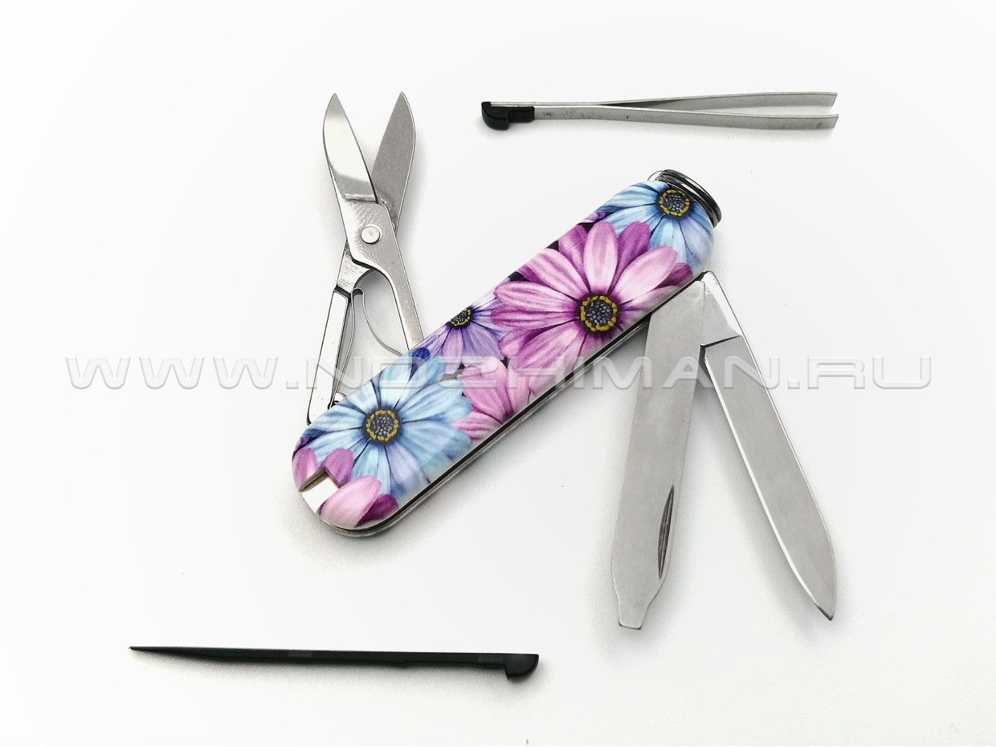 Швейцарский нож Victorinox 0.6223.L2107 Dynamic Floral (7 функций)