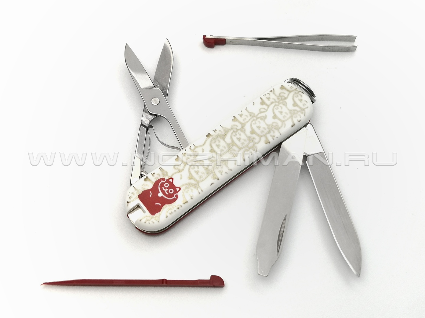 Швейцарский нож Victorinox 0.6223.L2106 Lucky Cat (7 функций)