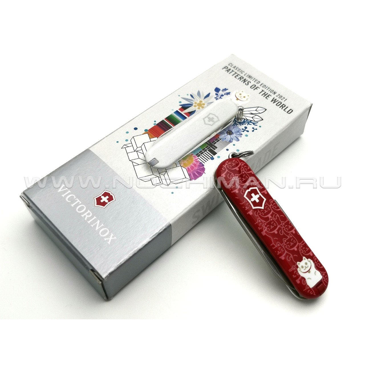 Швейцарский нож Victorinox 0.6223.L2106 Lucky Cat (7 функций)