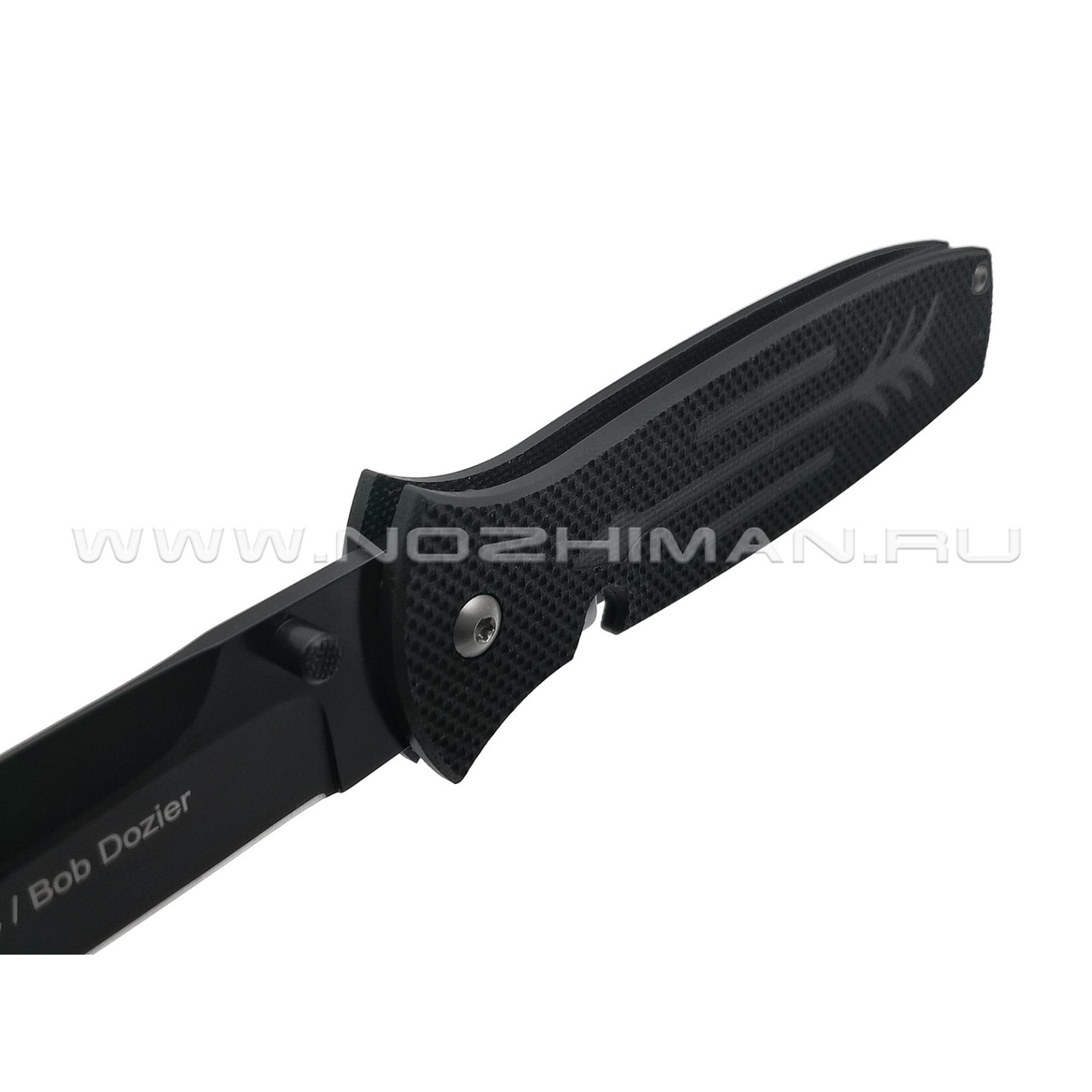 Ontario нож Bob Dozier Arrow Black 9101 сталь D2 рукоять G10
