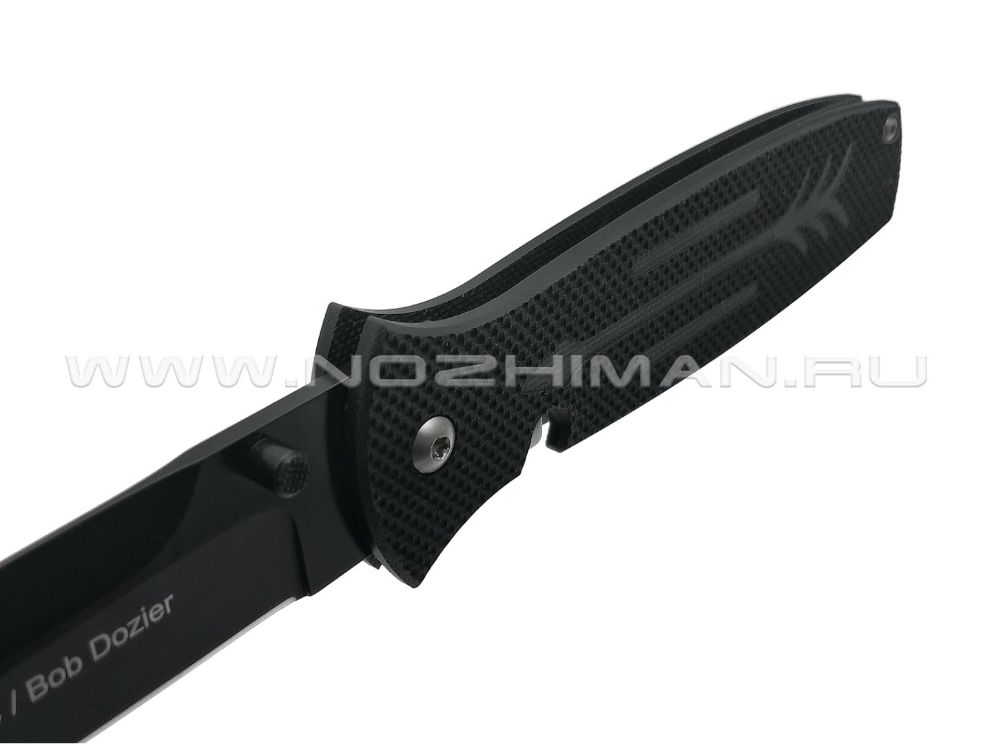 Ontario нож Bob Dozier Arrow Black 9101 сталь D2 рукоять G10