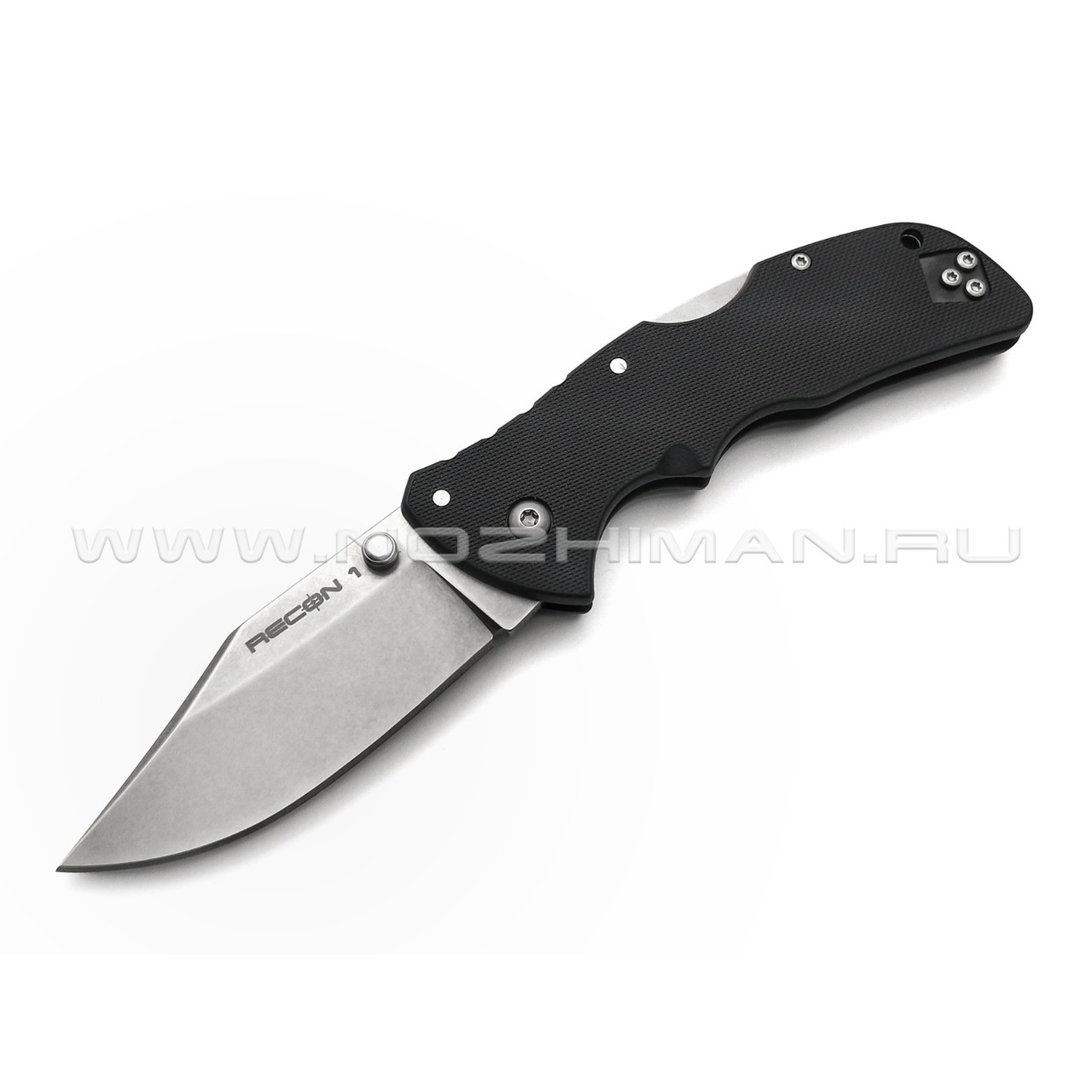 Cold Steel нож Mini Recon 1 Clip Point 27BAC сталь Aus 10A, рукоять GRN