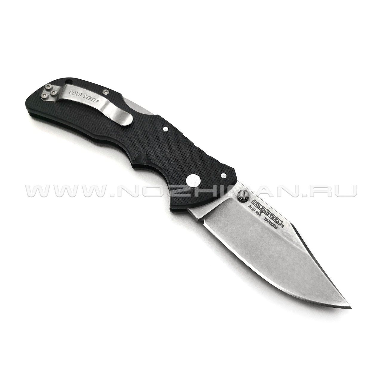 Cold Steel нож Mini Recon 1 Clip Point 27BAC сталь Aus 10A, рукоять GRN