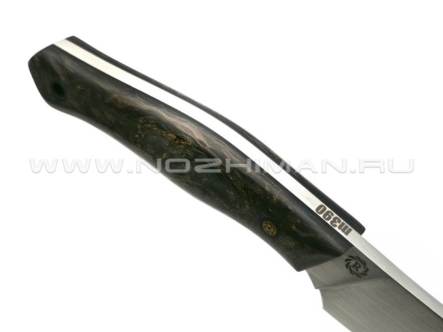 Neyris Knives нож Перс сталь M390, рукоять Carbon fiber "snake skin gold"