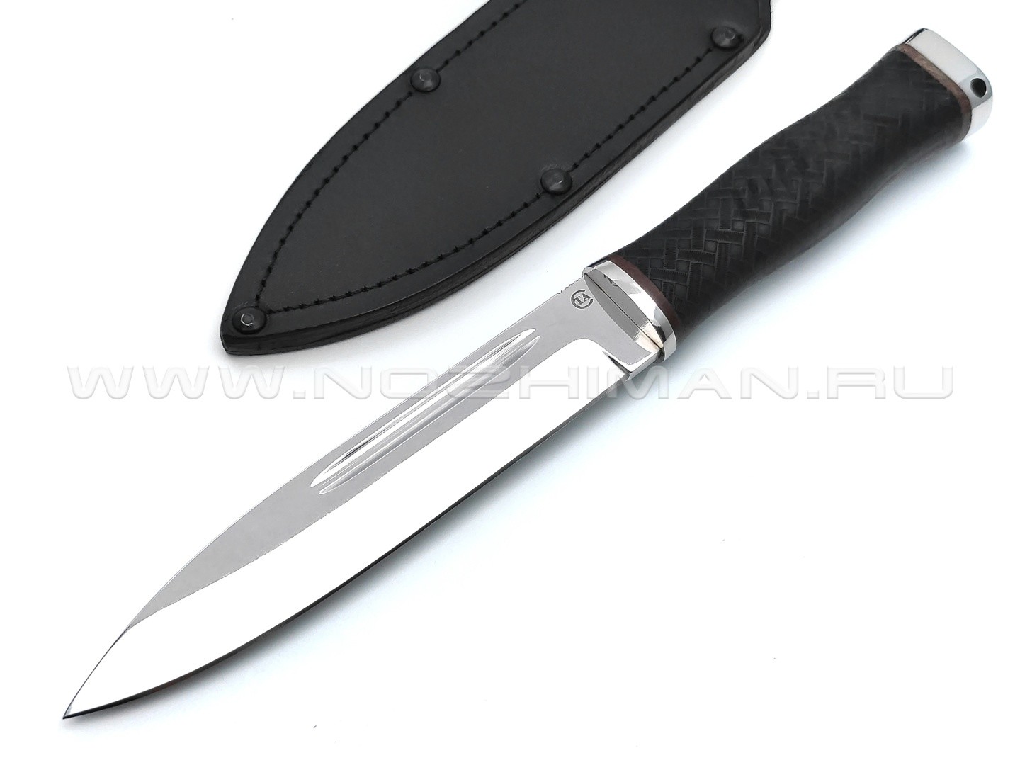 Нож "Горец-3" сталь 95Х18, рукоять резина (Титов & Солдатова)