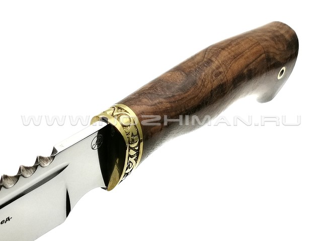 Нож Рэкс сталь 95Х18, рукоять орех, латунь (Фурсач А. А.)