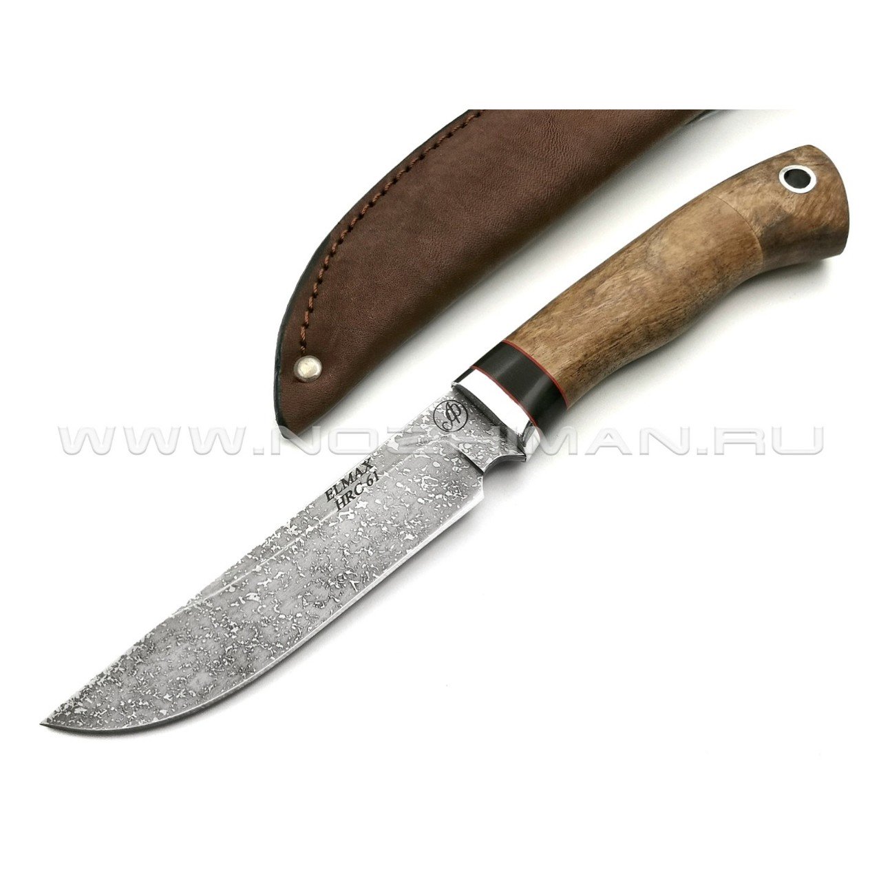 Нож Тигр-М сталь ELMAX, рукоять дерево орех (Фурсач А. А.)