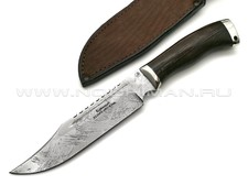 Нож Рэкс сталь Х12МФ, рукоять венге, мельхиор (Фурсач А. А.)