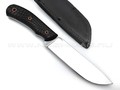 Нож "Сибиряк" сталь 95Х18, рукоять резной граб (Титов & Солдатова)
