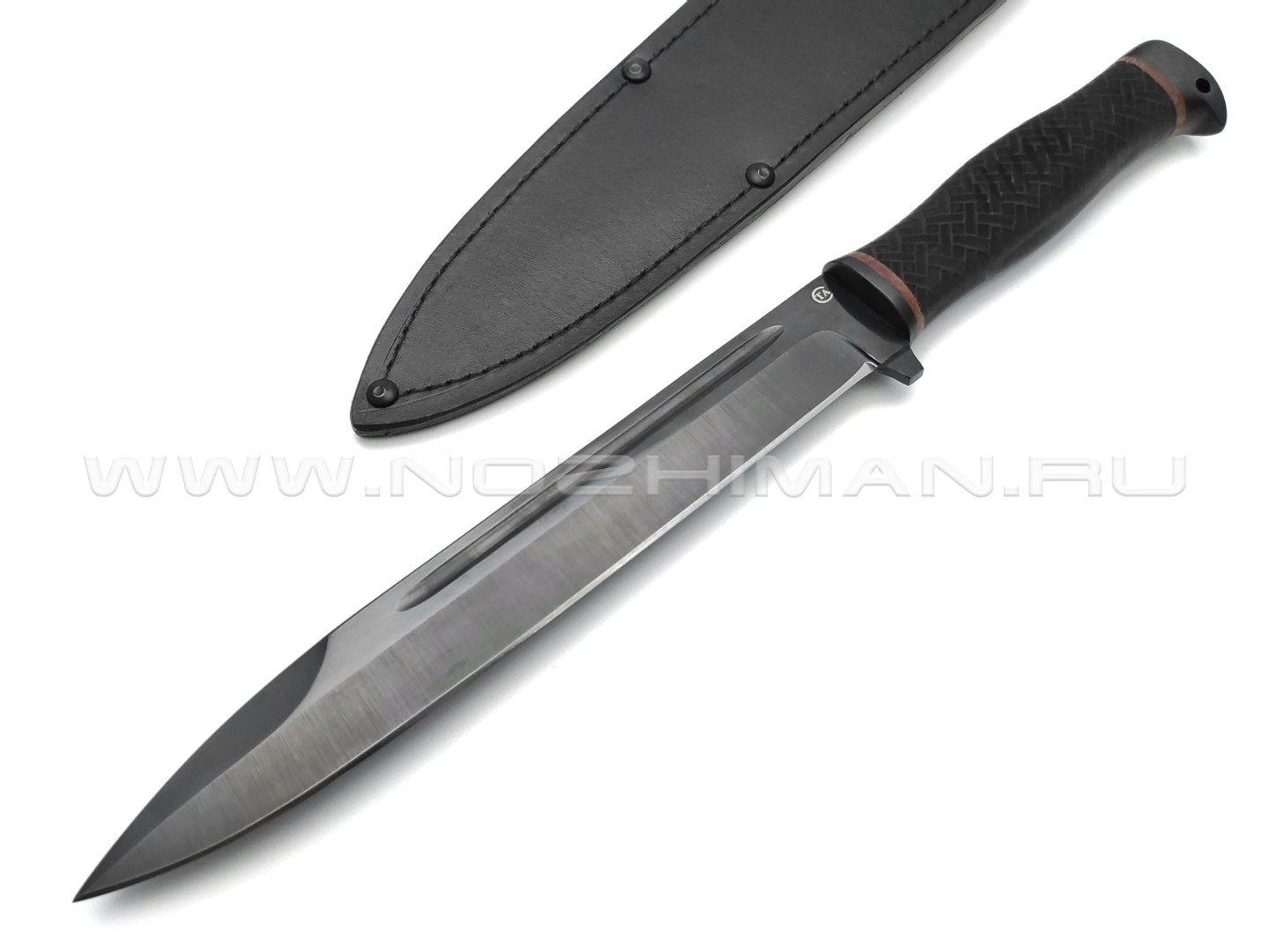 Нож "Майор" сталь 65Г, рукоять резина (Титов & Солдатова)