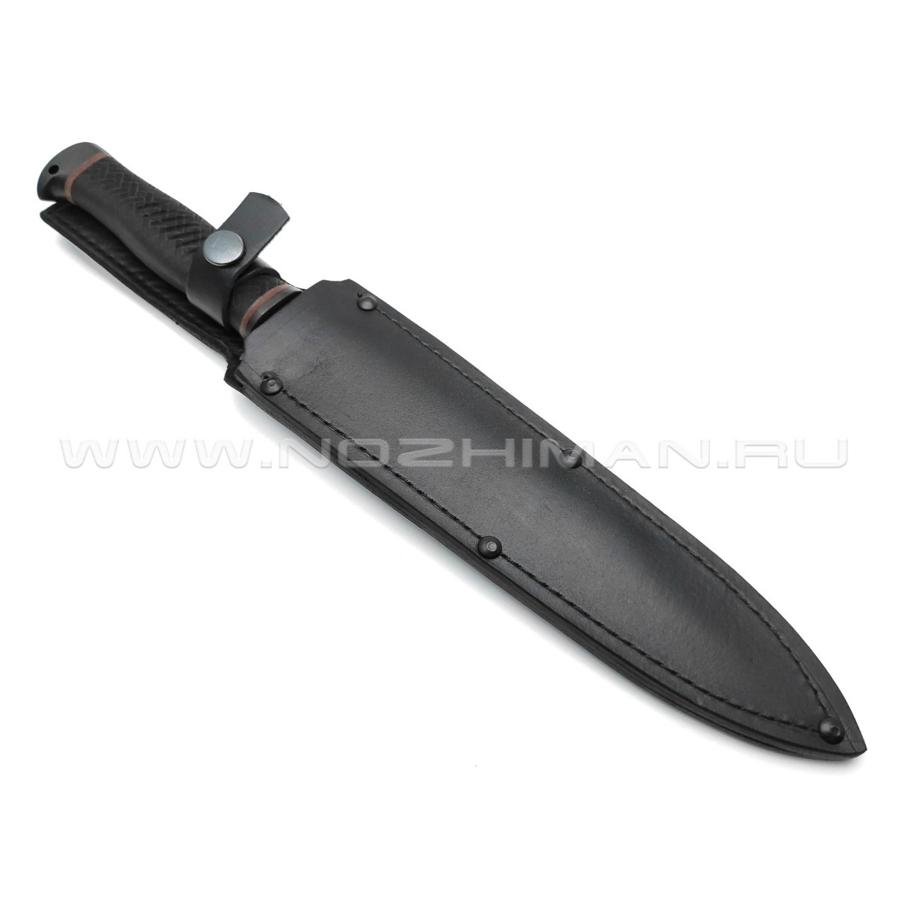 Нож "Майор" сталь 65Г, рукоять резина (Титов & Солдатова)