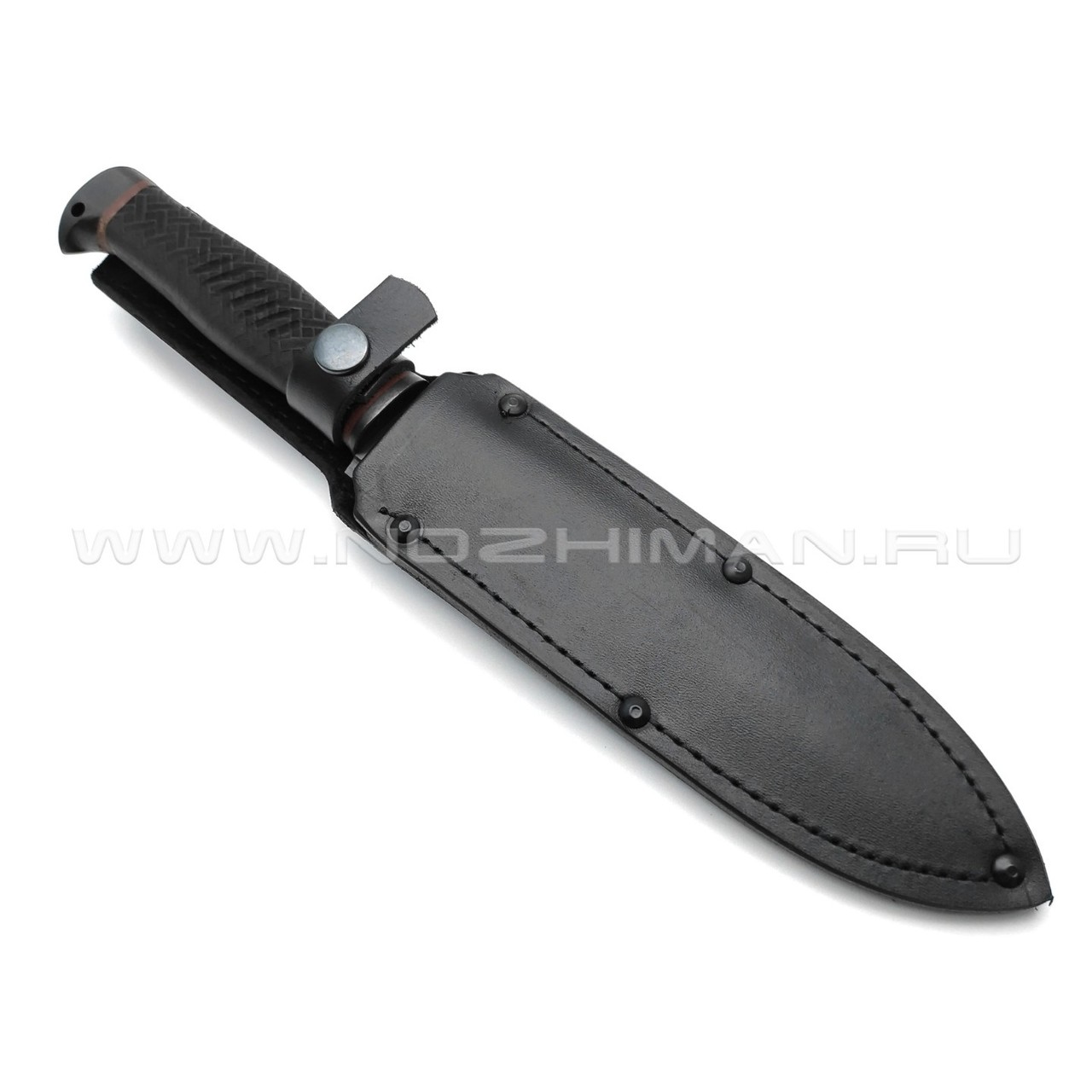Нож "Капитан" сталь 65Г, рукоять резина (Титов & Солдатова)