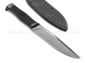 Нож "Русак-2" сталь 65Г, рукоять резина, сталь (Титов & Солдатова)