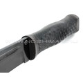 Нож "Горец-3" сталь 65Г, рукоять резина, сталь (Титов & Солдатова)