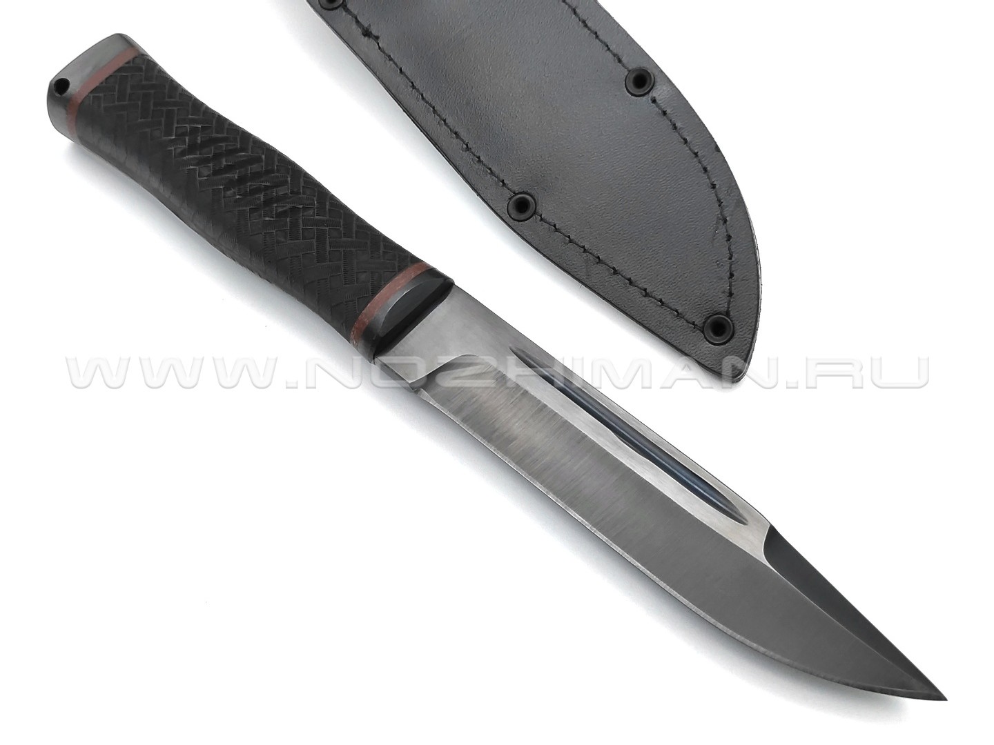 Нож "Русич" сталь 65Г, рукоять резина (Титов & Солдатова)