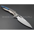 Rike Knife нож RK-1902-BCF сталь M390, рукоять Titanium/Carbon Blue Rike Knife нож RK-1902-BCF сталь M390, рукоять Titanium/Carbon Blue