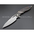 Rike Knife нож RK-1902-RCF сталь M390, рукоять Titanium/Carbon Red Rike Knife нож RK-1902-RCF сталь M390, рукоять Titanium/Carbon Red