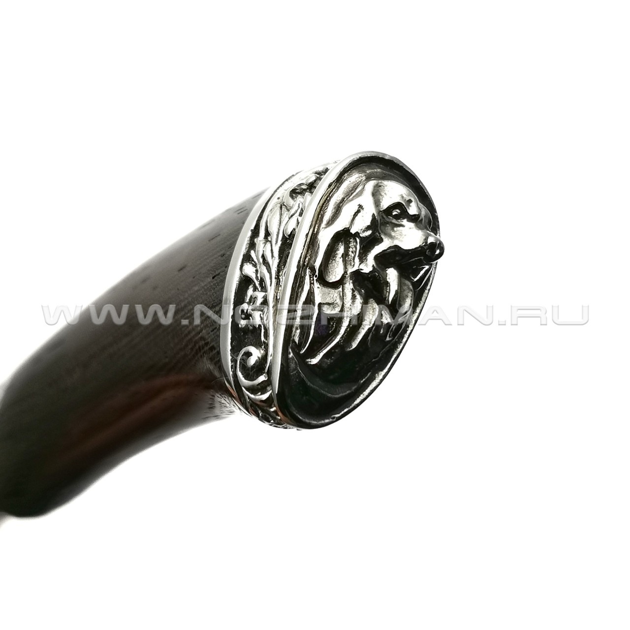 Нож Ирбис-М сталь Х12МФ, рукоять венге, мельхиор (Фурсач А. А.)
