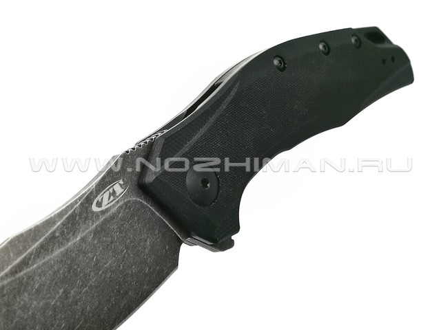 Zero Tolerance нож 0357BW сталь CPM 20CV blackwash, рукоять G10 black