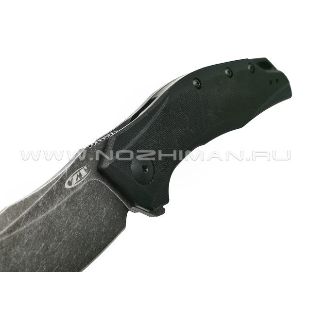 Zero Tolerance нож 0357BW сталь CPM 20CV блэквош, рукоять G10 black