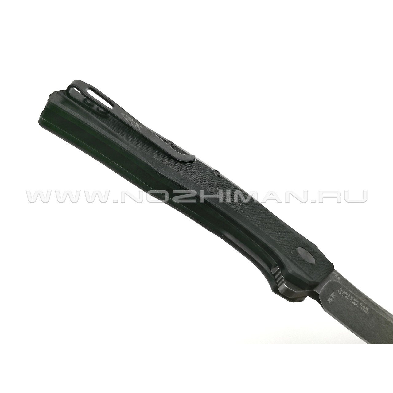Zero Tolerance нож 0357BW сталь CPM 20CV блэквош, рукоять G10 black