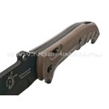 Нож Fox Meskwaki Tracker FX-501 сталь N690Co, рукоять G10 Earth