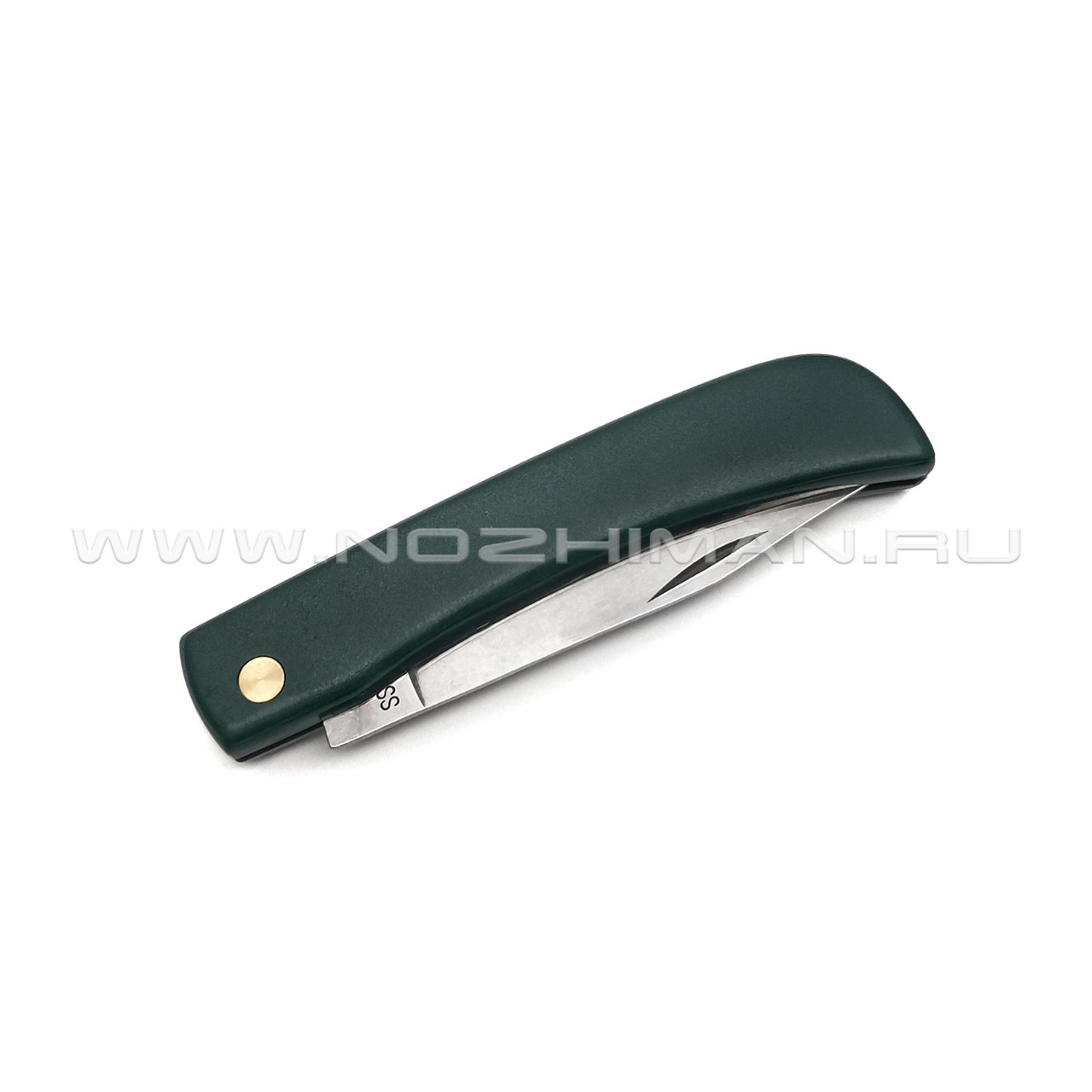 Нож Fox 2C 204/19 B green сталь 420C, рукоять Nylon 