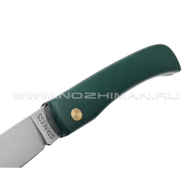 Нож Fox 2C 204/19 B green сталь 420C, рукоять Nylon