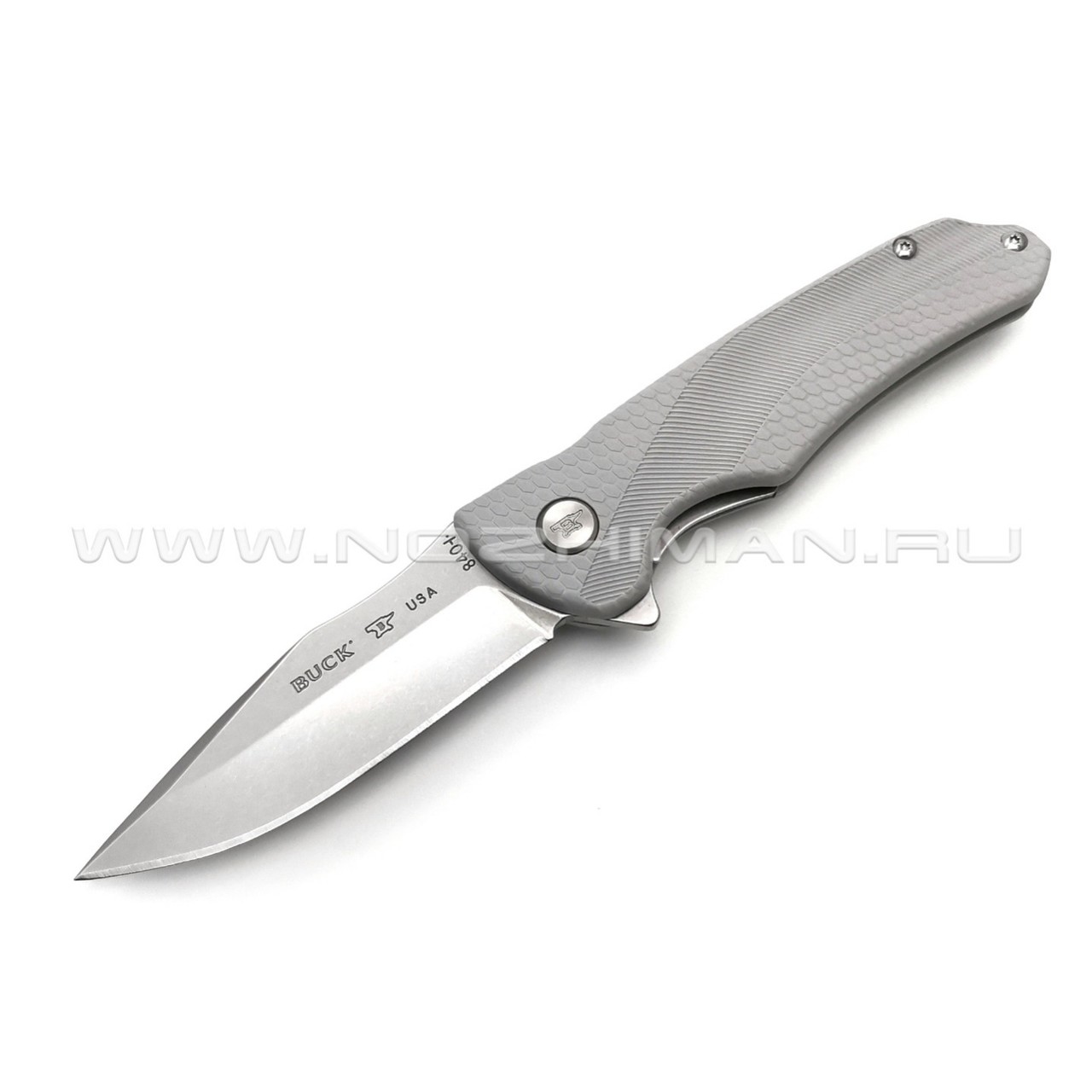 Нож Buck 840 Spring Select 0840GYS сталь 420HC, рукоять GFN grey