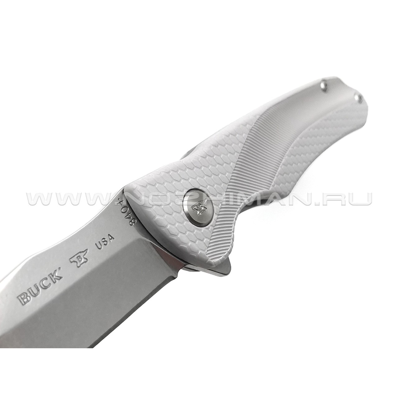 Нож Buck 840 Spring Select 0840GYS сталь 420HC, рукоять GFN grey