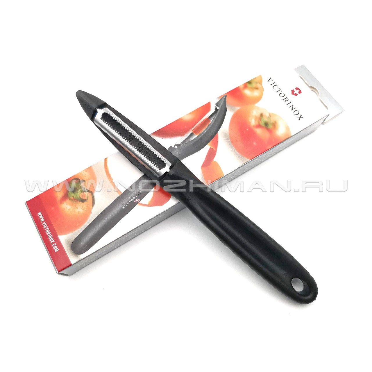 Овощечистка Victorinox 7.6075 black сталь X50CrMoV15, рукоять PP