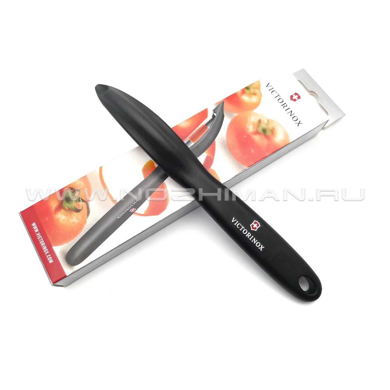 Овощечистка Victorinox 7.6075 black сталь X50CrMoV15, рукоять PP
