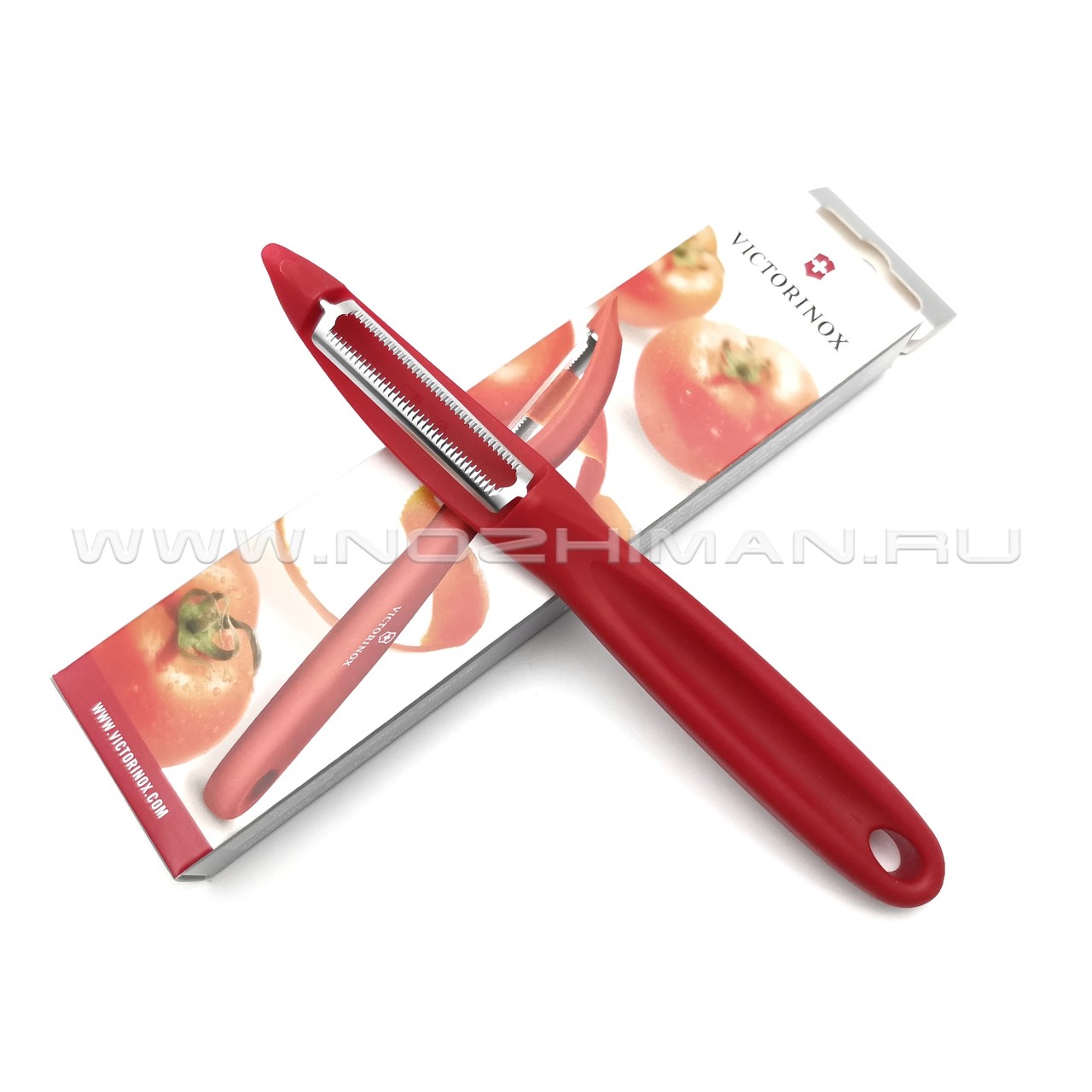 Овощечистка Victorinox 7.6075.1 red сталь X50CrMoV15, рукоять PP