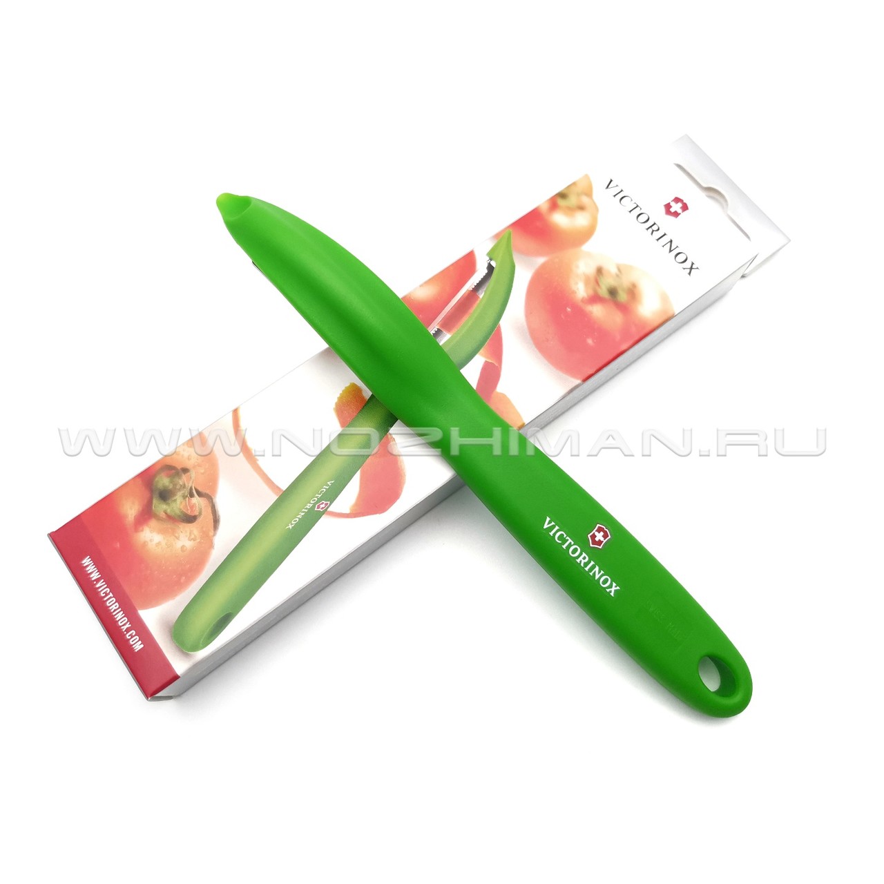 Овощечистка Victorinox 7.6075.4 green сталь X50CrMoV15, рукоять PP