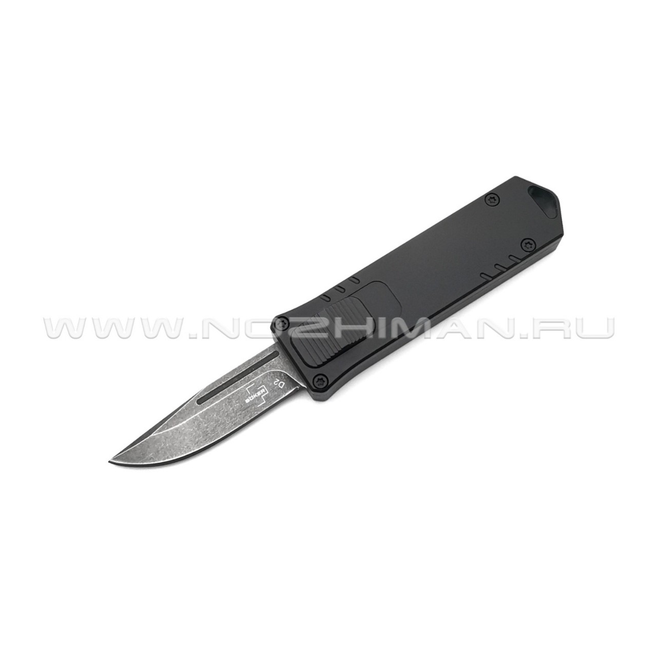 Нож Boker Plus USB OTF 06EX270 сталь D2 блэквош, рукоять Aluminum 6061-T6